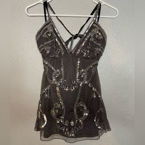 Y2K Arden B Sequin Top